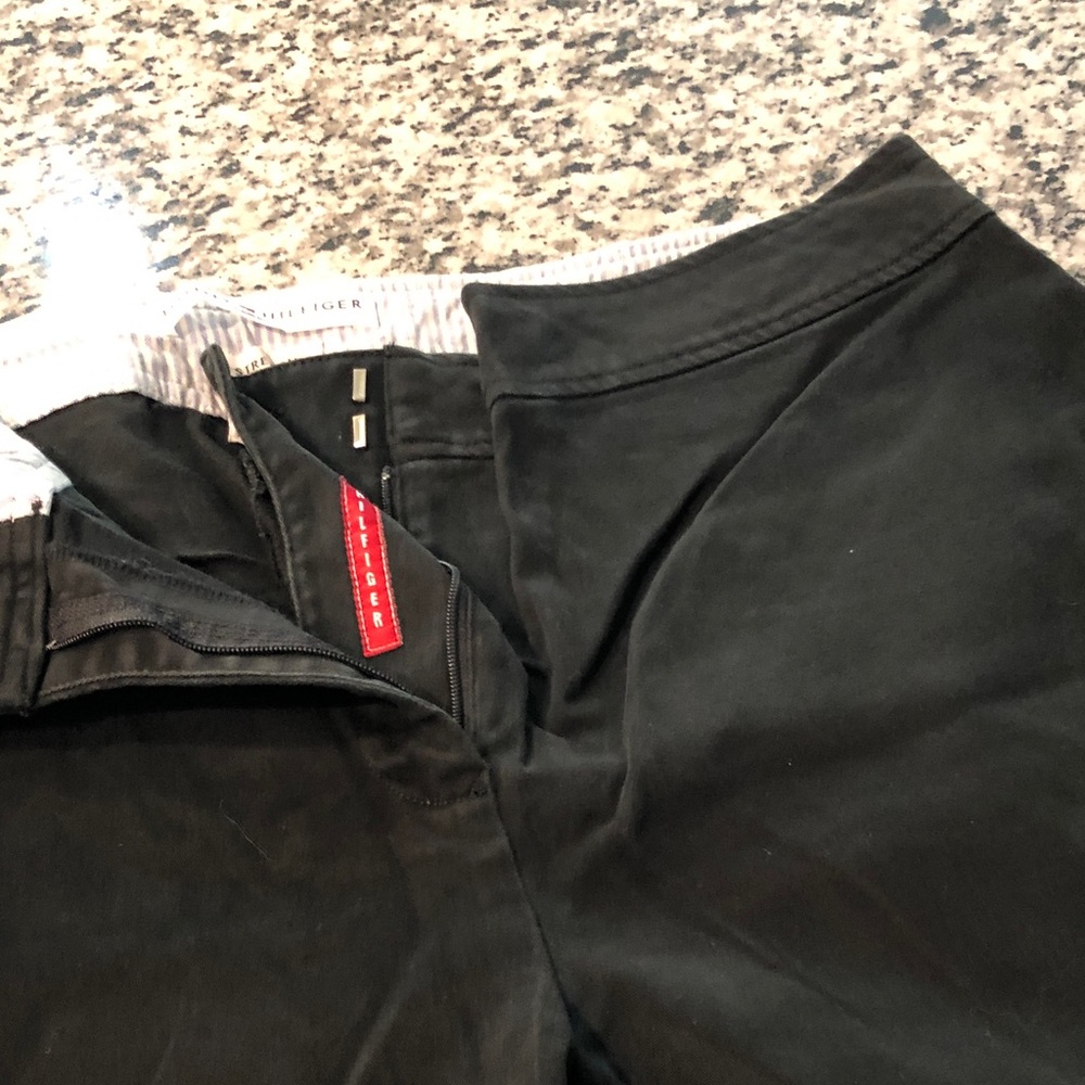 Tommy Hilfiger Black Pants with Red Logo Tag with a bit of stretch